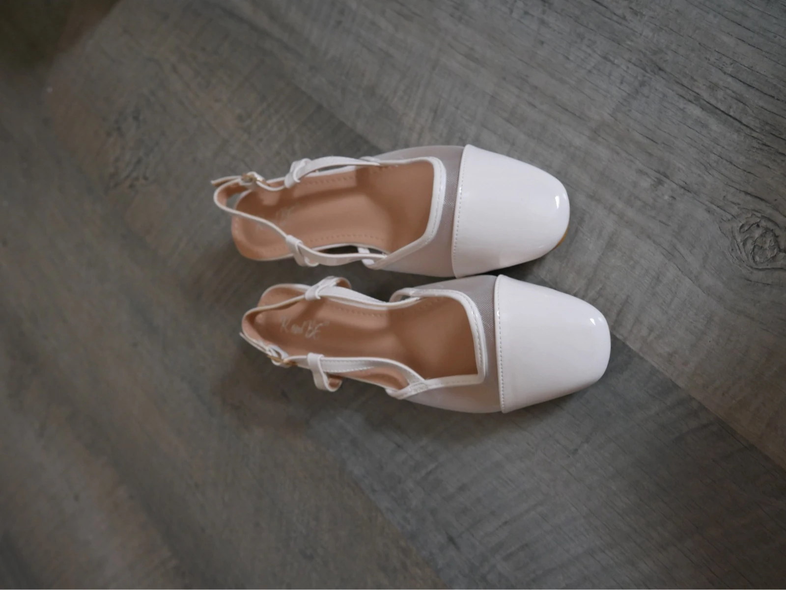 Slingback vernies beigne  – photo 2